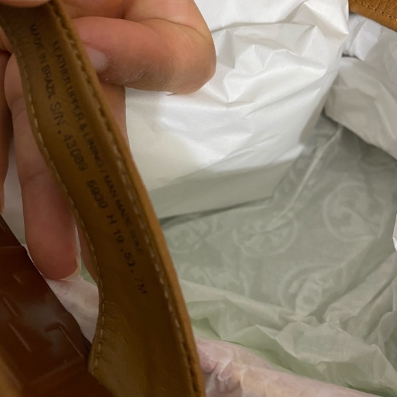 NIB Tory Burch THORA Thumbled Sandals - Picture 12 of 14